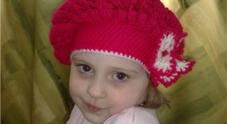 Картинка по теме - как связать детский берет крючком