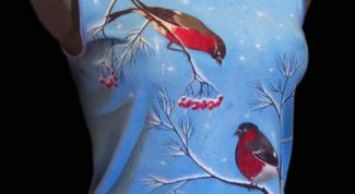 Картинка по теме - как рисовать красками на ткани