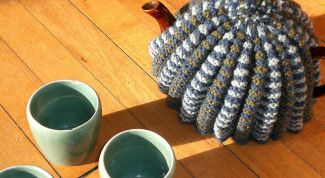 Картинка по теме - как связать грелку на чайник