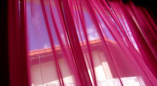 Картинка по теме - как сшить шторы из органзы