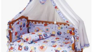 Картинка по теме - как вешать балдахин на детскую кроватку