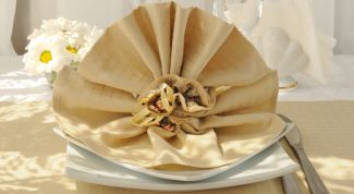 Картинка по теме - как разложить красиво салфетки