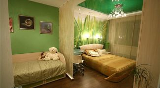 Картинка по теме - как сделать из одной комнаты спальню и детскую