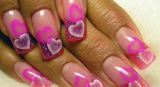 Картинка по теме - как сделать аквариум на ногтях