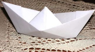 Картинка по теме - как сделать из бумаги лодочку