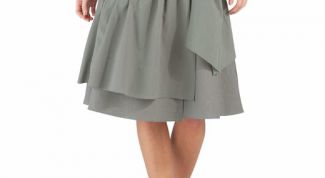 Картинка по теме - как сшить юбку на кокетке