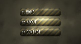 Картинка по теме - как сделать кнопки  для сайта в фотошопе