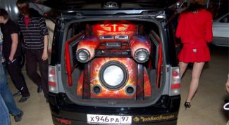 Картинка по теме - как сделать колонку в машину