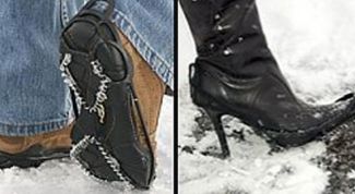 Картинка по теме - как сделать обувь не скользящей