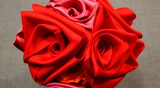 Картинка по теме - как сделать цветы из ленточек