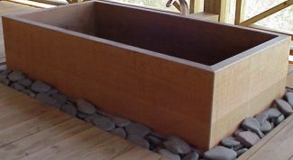 Картинка по теме - как сделать деревянную ванну