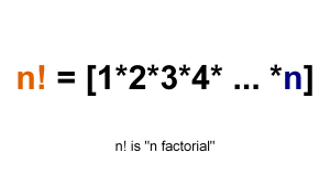 Картинка по теме - как решать факториал