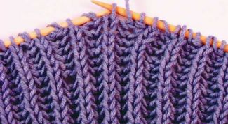 Картинка по теме - как связать шарф английской резинкой