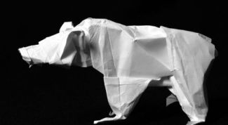 Картинка по теме - как сделать медведя из бумаги