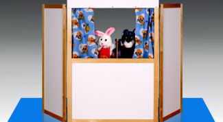 Картинка по теме - как сделать ширму для кукольного театра