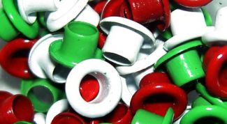 Картинка по теме - как сделать люверсы на шторы