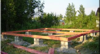 Картинка по теме - как сделать столбчатый фундамент