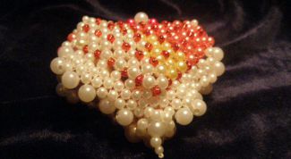 Картинка по теме - как сделать из бисера сердечко