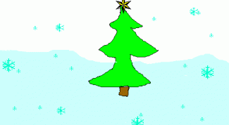 Картинка по теме - как рисовать ель