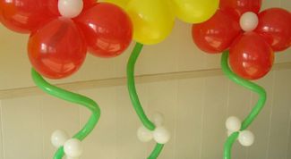 Картинка по теме - как сделать композицию из шаров