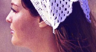 Картинка по теме - как связать крючком платок