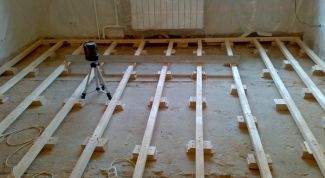 Картинка по теме - как укладывать лаги