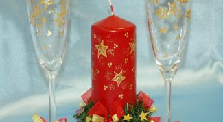 Картинка по теме - как украсить бокалы к новому году