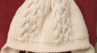 Картинка по теме - как связать двойную шапку