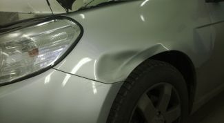 Картинка по теме - как выровнять вмятину