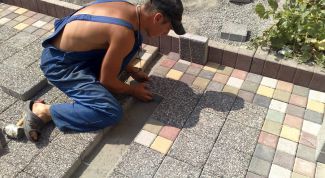 Картинка по теме - как класть тротуарную плитку