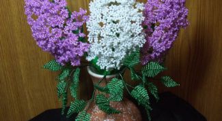 Картинка по теме - как сделать из бисера сирень