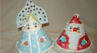 Картинка по теме - как сделать снегурочку из бумаги