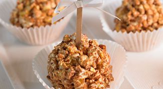 Картинка по теме - как сделать попкорн с карамелью