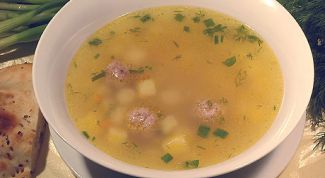 Картинка по теме - как делать суп с фрикадельками