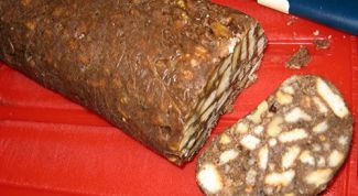 Картинка по теме - как приготовить сладкую колбаску