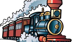 Картинка по теме - как нарисовать паровозик