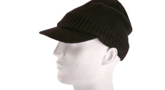 Картинка по теме - как вязать козырек