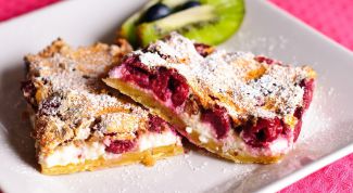 Картинка по теме - как готовить пирог с вишнями