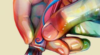 Картинка по теме - как раскрасить кисть