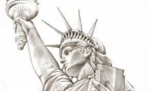 Картинка по теме - как нарисовать статую свободы
