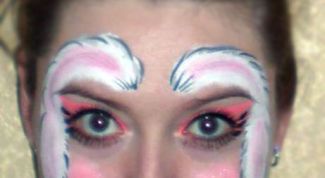 Картинка по теме - как нарисовать зайчика на лице