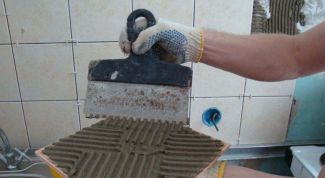 Картинка по теме - как приклеить кафель