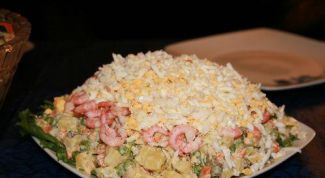 Картинка по теме - как готовить салат из креветок и белой фасоли