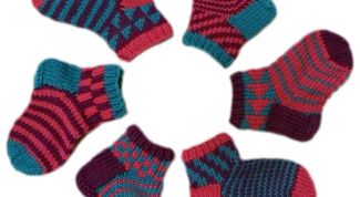 Картинка по теме - как связать носочки крючком