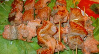 Картинка по теме - как готовить шашлык из семги