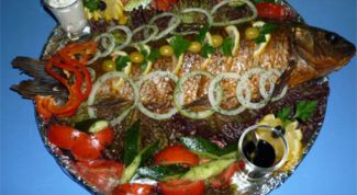 Картинка по теме - как приготовить сазана в духовке