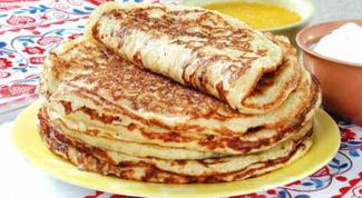Картинка по теме - как приготовить кислые блины