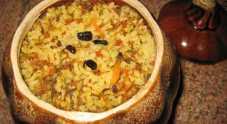 Картинка по теме - как приготовить плов в духовке