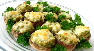 Картинка по теме - как приготовить фаршированные грибы