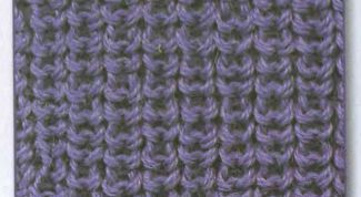 Картинка по теме - как вязать полуанглийскую резинку